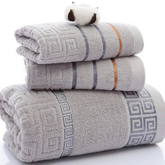 Three-piece cotton towels